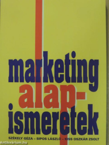 Sz�kely-Sipos-Kiss - Marketing alapismeretek