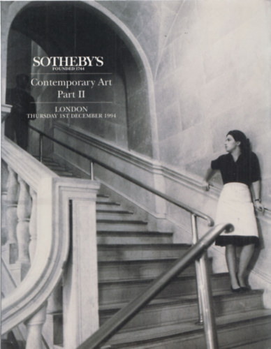 Sotheby's London - Contemporary art part II (1st December 1994)