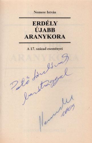 Nemere Istv�n - Erd�ly �jabb aranykora