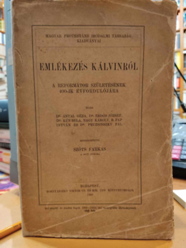 Szts Farkas  (szerk.) - Emlkezs Klvinrl