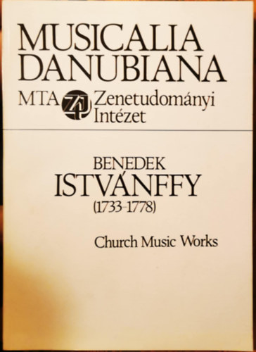 Benedek Istvánffy (1733-1778) Musicalia Danubiana 3.