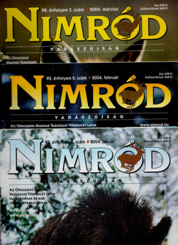 Dr. Dr. Kller Joachim Zoltn Attila - Nimrd 2004 teljes vfolyam (1-12. sz. lapszmonknt )