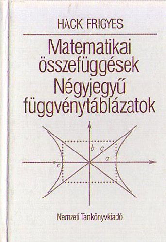 Hack Frigyes - Matematikai sszefggsek, ngyjegy fggvnytblzatok