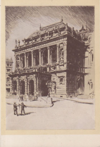 Operaház, Budapest (régi képeslap)