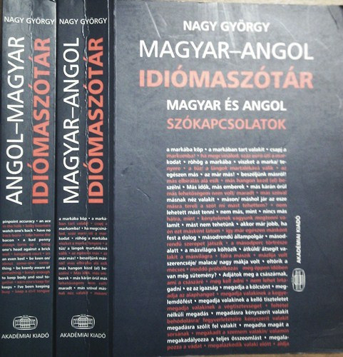 Nagy Gy�rgy - Angol-magyar idi�masz�t�r + Magyar-angol idi�masz�t�r
