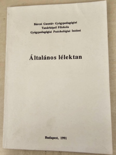 dr. Torda �gnes - Nagy �va - �ltal�nos l�lektan