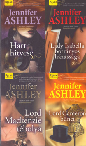 Jennifer Ashley - Mackenzie fivérek 1-4.: Lord Mackenzie tébolya - Lady Isabella botrányos házassága - Lord Cameron bűnei - Hart hitvese
