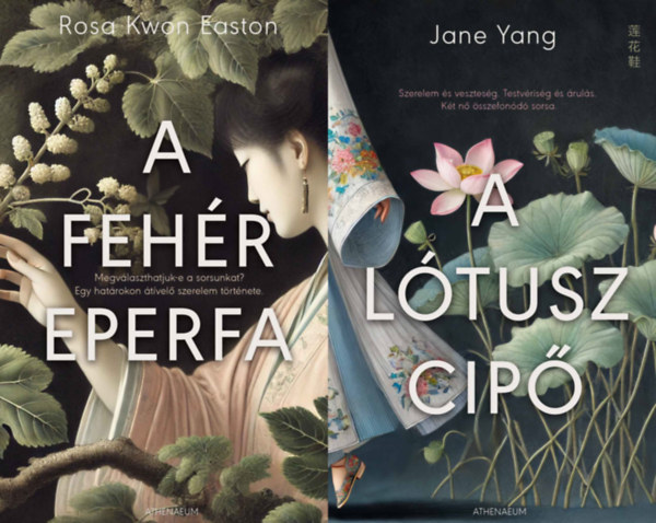 Rosa Kwon Easton Jane Yang - 2 db könyv távol-keleti női sorsokról: A lótuszcipő + A fehér eperfa