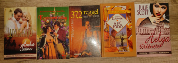 Elizabeth Chadwick, Philippe Djian, Julie Scott, Stefan Zeromski Aneka Swann - 5 romantikus reg�ny csomag ban: Luxushaj�, Kar�csonyi csillag, 37,2 reggel, Helga t�rt�nete, A h� foly�