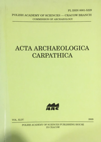 Prohszka Pter - Acta Archaeologica Carpathica