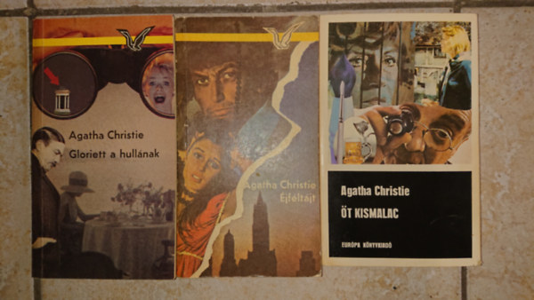 Agatha Christie - 3 db Agatha Christie krimi: Gloriett a hullnak, jfltjt, t kismalac