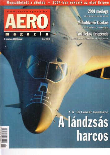 Sajtos Zolt�n  (szerk.) - Aero magazin 2002/1-12, teljes �vfolyam, lapsz�monk�nt
