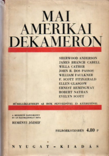 Mai amerikai dekameron