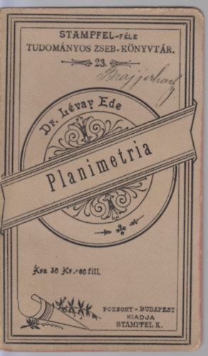 Dr. Lvay Ede - Planimetria pldatrral