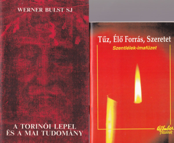 Tomka Ferenc Werner Bulst S. J. - 3 db vall�si k�nyv ( egy�tt ) 1. Az egyh�z b�nei? 2. A torin�i lepel �s  a mai tudom�ny, 3. T�z, �l� forr�s, Szeretet Szentl�lek-imaf�zet