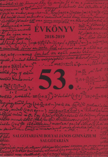 �vk�nyv 2018-2019 53.(Salg�tarj�ni Bolyai J�nos Gimn�zium Salg�tar�n)