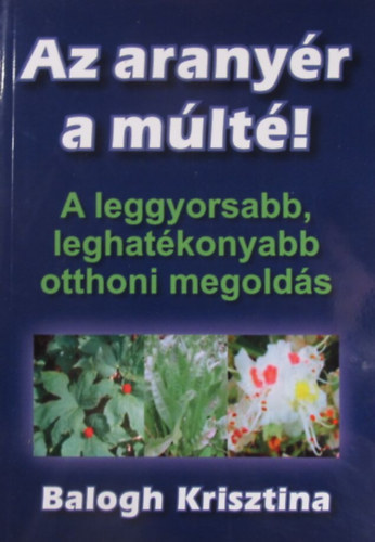 Balogh Krisztina - Az aranyr a mlt. A leggyorsabb, leghatkonyabb otthoni megolds