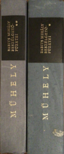 Babits Mihály - Babits Mihály beszélgetőfüzetei I-II.
