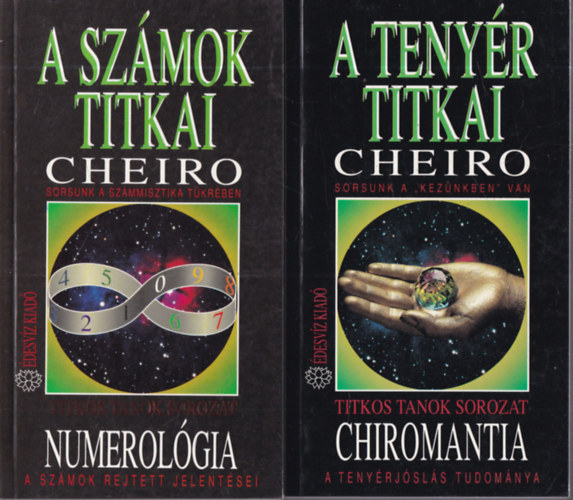 Cheiro - 2 db Titkos tanok sorozat: A szmok titkai + A tenyr titkai