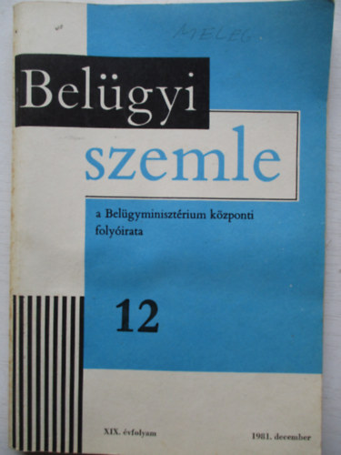 Belgyi szemle 1981/12. december