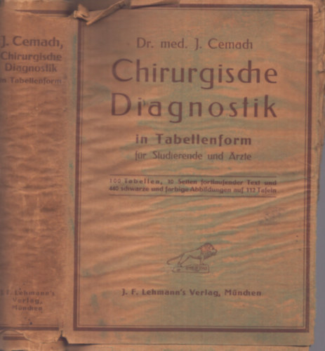 J. Cemach - Chirurgische Diagnostik in Tabellenform für Studierende und Arzte (1914)