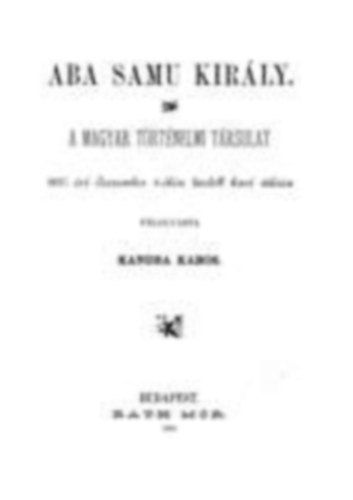 Kandra Kabos - Aba Samu kir�ly