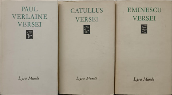 Lyra Mundi v�logatott versek k�nyvcsomag Eminescu versei, Catulus versei, Verlaine versei