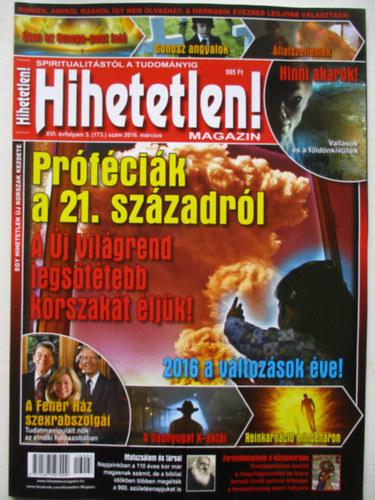 Hihetetlen! magazin 2016. március