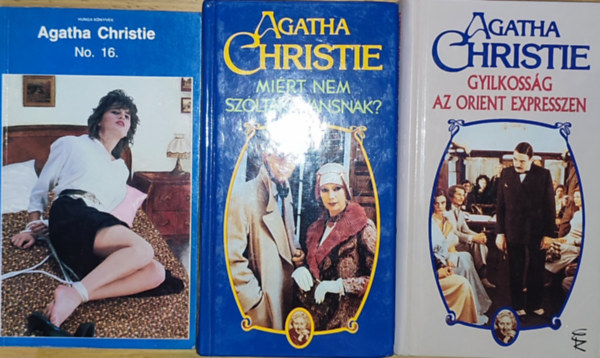 Agatha Christie - 3db Agatha Christie reg�ny - No. 16., Mi�rt nem sz�ltak Evansnak?, Gyilkoss�g az Oriont expresszen