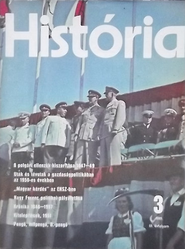 Glatz Ferenc   (szerk.) - Histria 1981/3