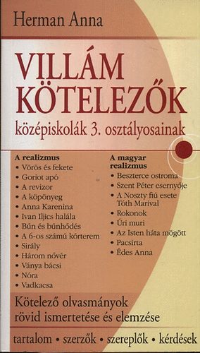 Herman Anna - Vill�m k�telez�k k�z�piskol�k 3. oszt�lyosainak