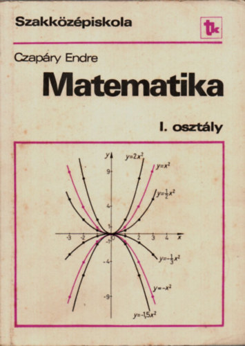 Czap�ry Endre - Matematika I. - a szakk�z�piskola I. oszt�lya sz�m�ra