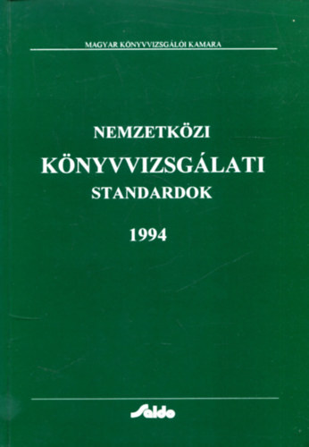 Ifac Kézikönyv - Nemzetközi könyvvizsgálati standardok 1994 - IFAC kézikönyv