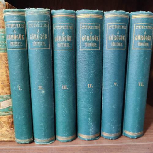 Curtius Ernő - A görögök története I-V. (Hiány: 6. kötet)