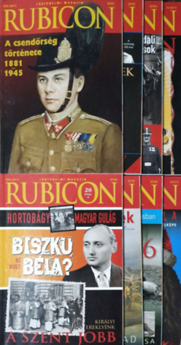 R�cz �rp�d  (f�szerk.) - Rubicon, 2010/1-6., 8-10. (8 db sz�rv�nysz�m)
