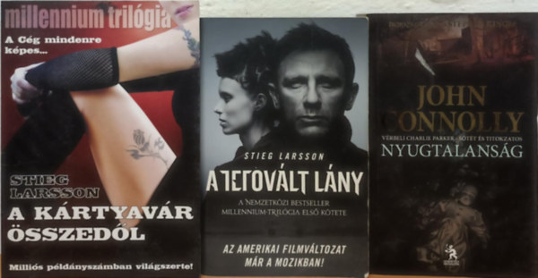 John Connolly Larsson Stieg - Thriller knyvcsomag