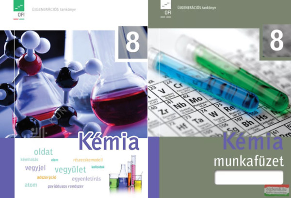 Oktatási Hivatal - 2 db Kémia 8: Tankönyv + Munkafüzet