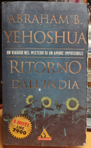 Abraham B. Yehoshua - Ritorno dall'India