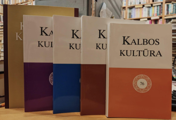 5 db Kalbos kultra, litvn nyelv sorozat (Kiadvnyok szma a termklapon)