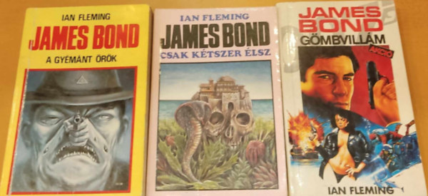 Ian Flemming - 3 db James Bond regny: Csak ktszer lsz + A gymnt rk + Gmbvillm