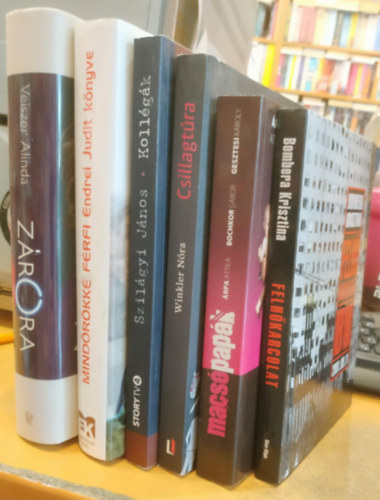 Winkler N�ra, Szil�gyi J�nos, �rpa Attila, Endrei Judit, Veiszer Alinda Bombera Krisztina - 6 db �rdekess�gek: Felh�karcolat; Csillagt�ra; Koll�g�k; Macs� pap�k; Mind�r�kk� f�rfi; Z�r�ra (Harminc �szinte besz�lget�s)