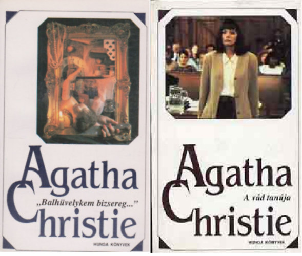 Agatha Christie - Balh�velykem bizsereg...+ A v�d tan�ja (2 k�tet )    .