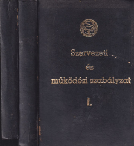 Szervezeti �s m�k�d�si szab�lyzat I-II. (�zdi Koh�szati �zemek)- sz�mozott
