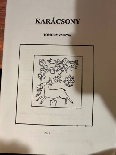 Tomory Zsuzsanna - Karcsony