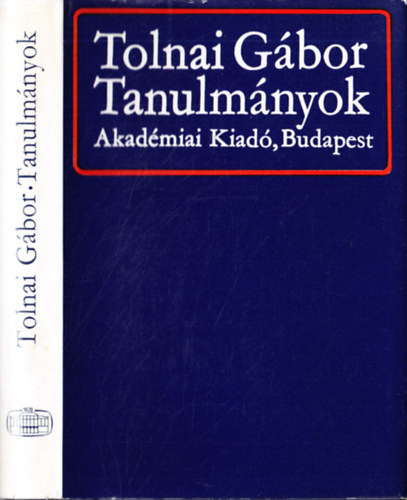 Tolnai Gbor - Tanulmnyok