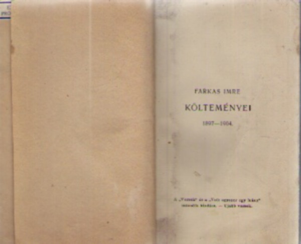 Farkas Imre - Farkas Imre kltemnyei