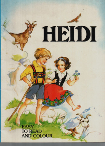 Heidi-Easy to read and colour. -(Kifest)