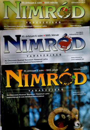 Dr. Dr. Kller Joachim Zoltn Attila - Nimrd 2005 teljes vfolyam ( 1-12. szm , lapszmonknt )