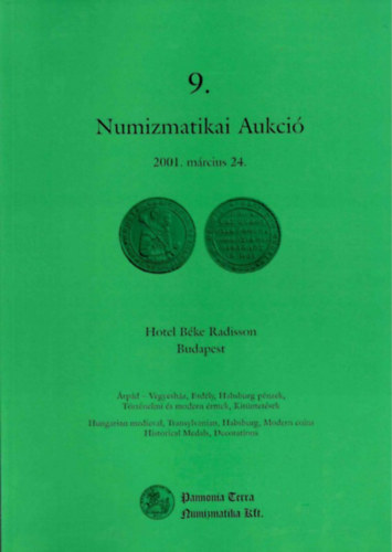 95. Numizmatikai Aukció 2001. március 24.