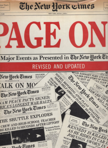 Page One: Major Events 1920-1987 as Presented in the New York Times